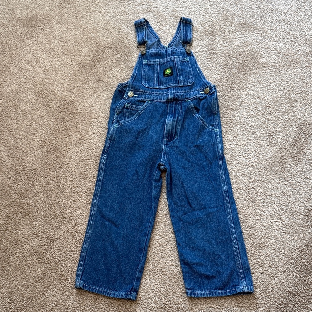 John Deere Blue Denim Overalls